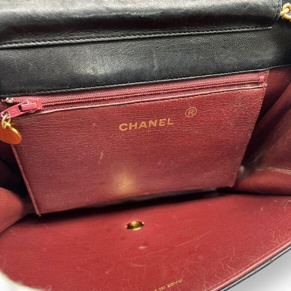 Authentic CHANEL 24K Timeless Classic Vintage Small Single Flap Bag Chain Purse - Picture 16 of 16